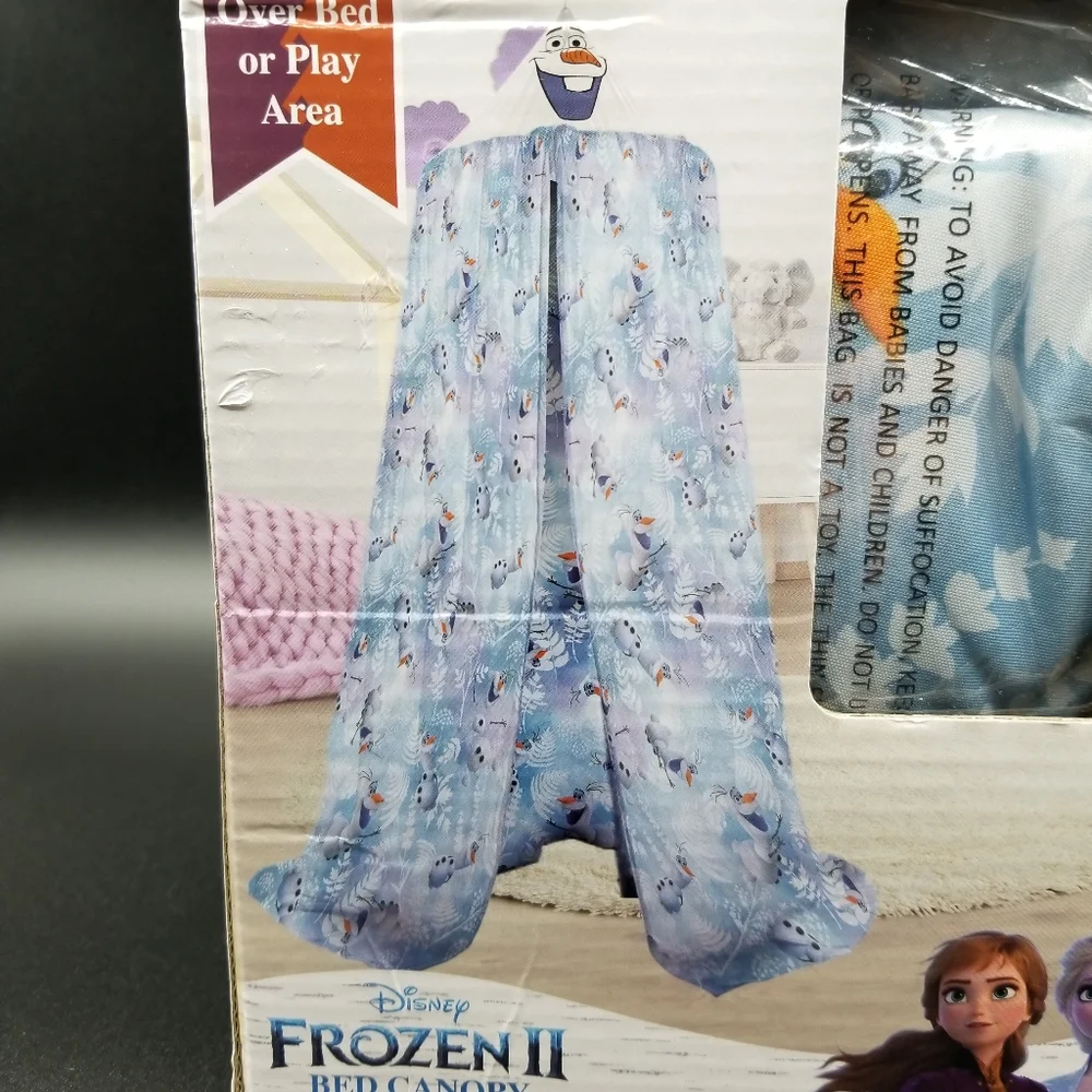 Disney's Frozen 2 Bed Canopy OLAF Light Blue (100